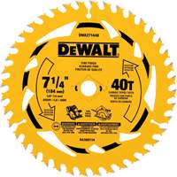 Lame de scie circulaire, 7-1/4", 40 dents, Pour Bois CSL Industriel Inc.