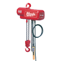 Electric Chain Hoist, 10' Lift, 1000 lbs. (0.5 tons) Capacity, 16 FPM CSL Industriel Inc.