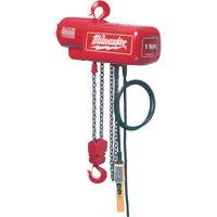 Electric Chain Hoist, 10' Lift, 2000 lbs. (1 tons) Capacity, 16 FPM CSL Industriel Inc.