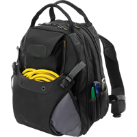 44-Pocket Tool Backpack, 16" L x 13-1/4" W, Black, Polyester CSL Industriel Inc.