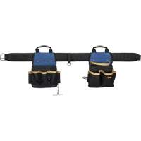 Combin&eacute;s de ceinture &agrave; outils &agrave; 20 pochettes, Polyester, Noir CSL Industriel Inc.