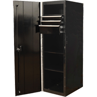 RX Series Side Cabinet, 3 Drawers, 19" W x 25" D x 61" H, Black CSL Industriel Inc.