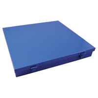 Slim Metal Box, 12" D x 11-1/2" W x 1-3/4" H, Blue CSL Industriel Inc.