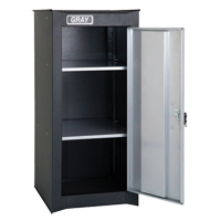 Side Rider Cabinet, 2 Drawers, 14-3/4" W x 18" D x 33-3/4" H, Black CSL Industriel Inc.