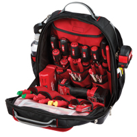Ultimate Jobsite Backpack, 20" L x 17" W, Black, Ballistic CSL Industriel Inc.