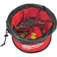 Parachute Organizer Bag, 11-4/5" L x 11-4/5" W x 11" H, Nylon, Black/Red CSL Industriel Inc.