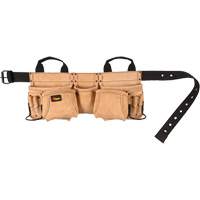 Ceinture &agrave; outils pour menuisier, Cuir, Havane CSL Industriel Inc.