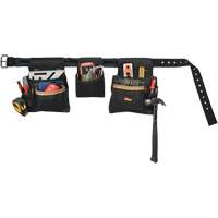 Ceinture &agrave; outils combin&eacute;e de luxe, Polyester, Noir CSL Industriel Inc.