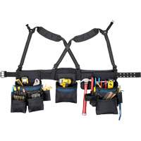 Ceinture &agrave; outils pour menuisier, Polyester, Noir CSL Industriel Inc.