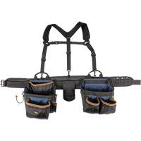 Ceinture &agrave; outils de luxe, Polyester, Noir CSL Industriel Inc.