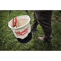 Utility Bucket, 11-4/5" L x 11-4/5" W x 14-3/5" H, Canvas, Beige/Black CSL Industriel Inc.