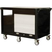 Chariot industriel, 12 tiroirs, 31-5/8" lo x 52-1/2" la x 40-1/4" h, Noir/Orange CSL Industriel Inc.