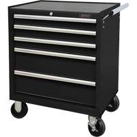 Chariot &agrave; outils industriel, 5 tiroirs, 27" la x 18-3/4" p x 31-1/2" h, Noir CSL Industriel Inc.