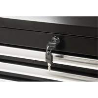Coffre &agrave; outils industriel, 26" la, 4 tiroirs, Noir CSL Industriel Inc.