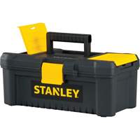 Essential&reg; Tool Box with Tray, 12-1/2" W x 7-3/8" D x 5-1/8" H, Black/Yellow CSL Industriel Inc.