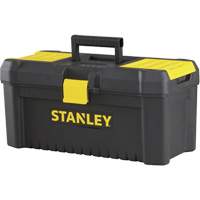 Essential&reg; Tool Box with Tray, 16" W x 8" D x 7-3/10" H, Black/Yellow CSL Industriel Inc.