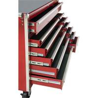 Chariot &agrave; outils industriel, 12 tiroirs, 56" la x 24-1/2" p x 38-1/8" h, Rouge CSL Industriel Inc.