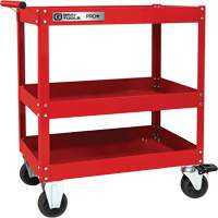 Chariot utilitaire robuste s&eacute;rie PRO+, 3 tiers, 30-1/5" x 38-1/3" x 19-1/2" CSL Industriel Inc.