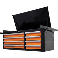 Coffre sup&eacute;rieur, 42" la, 8 tiroirs, Noir/Orange CSL Industriel Inc.