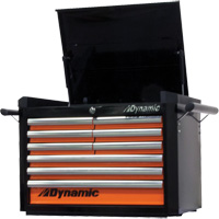 Coffre sup&eacute;rieur, 28" la, 9 tiroirs, Noir/Orange CSL Industriel Inc.