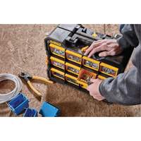 Organisateur Flip-Bin, 3-7/8" la x 17-3/4" p x 13-7/8" h, Noir/Jaune CSL Industriel Inc.