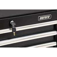 Industrial Tool Cart, 3 Drawers, 29-4/5" W x 21-1/5" D x 38-4/5" H, Black CSL Industriel Inc.