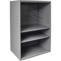 Armoire d'entreposage de produits abrasifs avec panneau perfor&eacute;, Acier, 19-7/8" x 14-1/4" x 32-3/4", Gris CSL Industriel Inc.