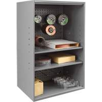 Armoire d'entreposage de produits abrasifs avec panneau perfor&eacute;, Acier, 19-7/8" x 14-1/4" x 32-3/4", Gris CSL Industriel Inc.