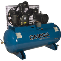 Industrial Series Air Compressors - Horizontal Compressors - Two Stage, 100 Gal. (120 US Gal) CSL Industriel Inc.