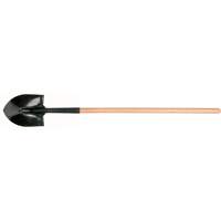 Round Point Shovel, Tempered Steel Blade, Hardwood, Straight Handle CSL Industriel Inc.