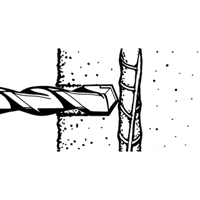 Coupe-barres d'armature rotatifs, 3/8", Tige SDS-Plus, Carbure CSL Industriel Inc.