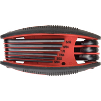 Folding Hex Key Set, 9 Pcs., Imperial CSL Industriel Inc.