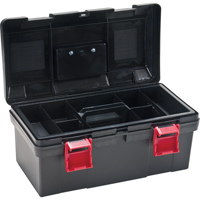 Heavy-Duty Tool Box, 17-1/2" W x 9-1/2" D x 8" H, Black CSL Industriel Inc.