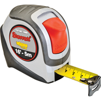 High Visibility Orange Tape Measure, 1" x 16'/5 m, 1/16" Graduations CSL Industriel Inc.