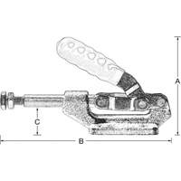 Serre-flan droit, Force de serrage de 600 lb CSL Industriel Inc.
