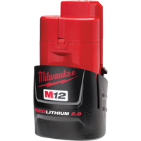 M12 Redlithium 2.0 Battery, Lithium-Ion, 12 V, 2 A CSL Industriel Inc.