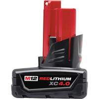 M12 Redlithium 4.0 Battery, Lithium-Ion, 12 V, 4 A CSL Industriel Inc.