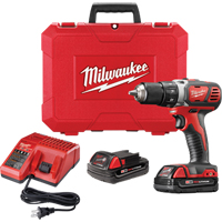 M18 Compact Drill/Driver Kit, Lithium-Ion, 18 V, 1/2" Chuck, 500 in-lbs Torque CSL Industriel Inc.