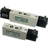 Pilot 5-Way 2-Position 4-Way Solenoid Valves, 1/8" Pipe, 150 PSI CSL Industriel Inc.