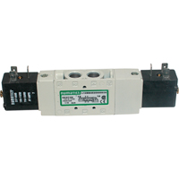 Pilot 5-Way 2-Position 4-Way Solenoid Valves, 3/8" Pipe, 150 PSI CSL Industriel Inc.