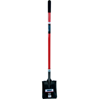 Heavy-Duty Square Shovel, Fibreglass, Carbon Steel Blade, Straight Handle, 47-1/2" Long CSL Industriel Inc.