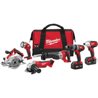 M18 Cordless 6-Tool Combo Kit, Lithium-Ion, 18 V CSL Industriel Inc.