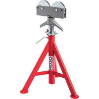 Roller Head Low Pipe Stand #RJ-98, 59-104 cm Height Adjustment, 12" Max. Pipe Capacity, 1000 lbs. Max. Weight Capacity CSL Industriel Inc.
