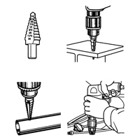 Step Drills, 1/32" Increments CSL Industriel Inc.