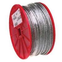 Wire Cable, 500' (152.4 m) x 1/16", 96 lbs. (0.048 tons), Galvanized CSL Industriel Inc.