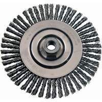 Wire Wheel Brushes, 4-7/8" Dia., 0.02" Fill, 5/8"-11 Arbor, Stainless Steel CSL Industriel Inc.
