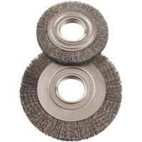 8" Major Wire Wheel Brushes, 8" Dia., 0.014" Fill, 2" Arbor CSL Industriel Inc.
