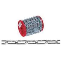 Chaîne droite, Acier &agrave; faible teneur en carbone, 2/0 x 120' (36,6 m) l, Charge d'utilisation 520 lb (0,26 tonne) CSL Industriel Inc.