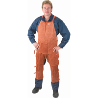 Leather Apron & Chaps, Split-Leg Bib, 42" L, Lava Brown CSL Industriel Inc.