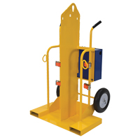 Welding Cylinder Torch Cart, Pneumatic Wheels, 24" W x 19-1/2" L Base, 500 lbs. CSL Industriel Inc.